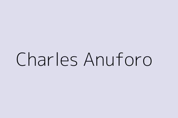 Charles Anuforo